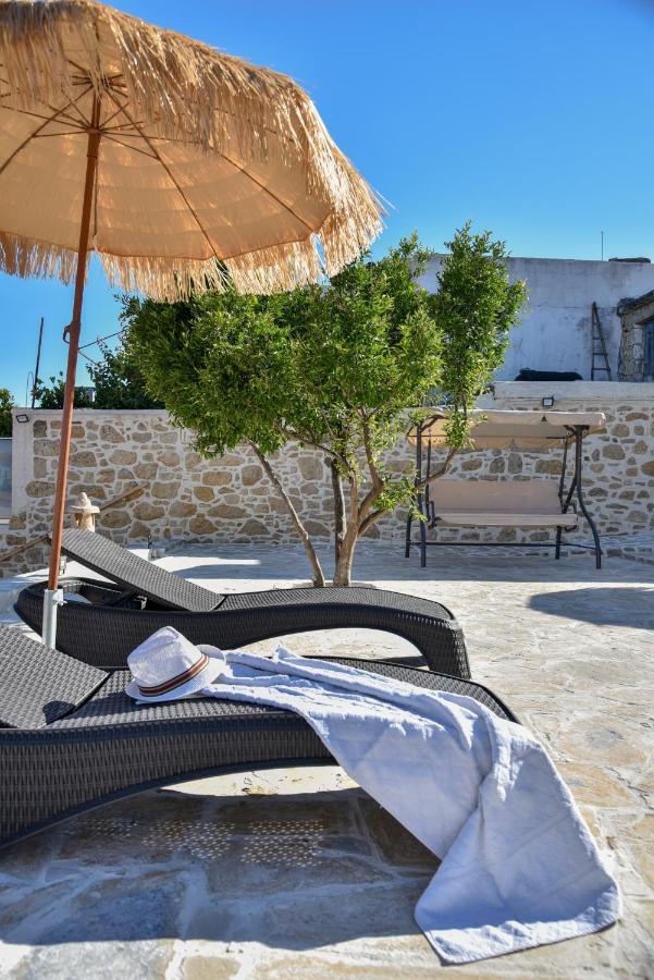 Island Oasis Poolside Paradise In Crete Agia Varvara  Exterior photo